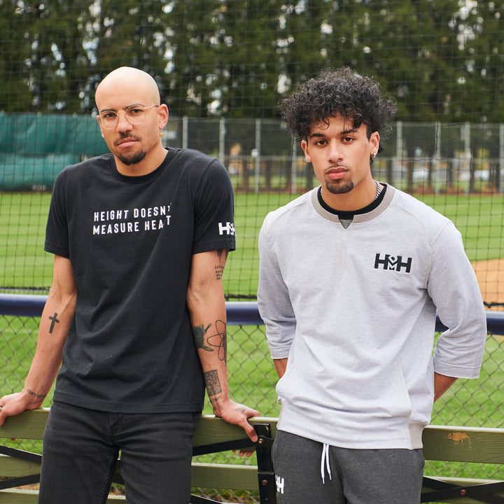 3/4 Crew Neck Sweatshirt