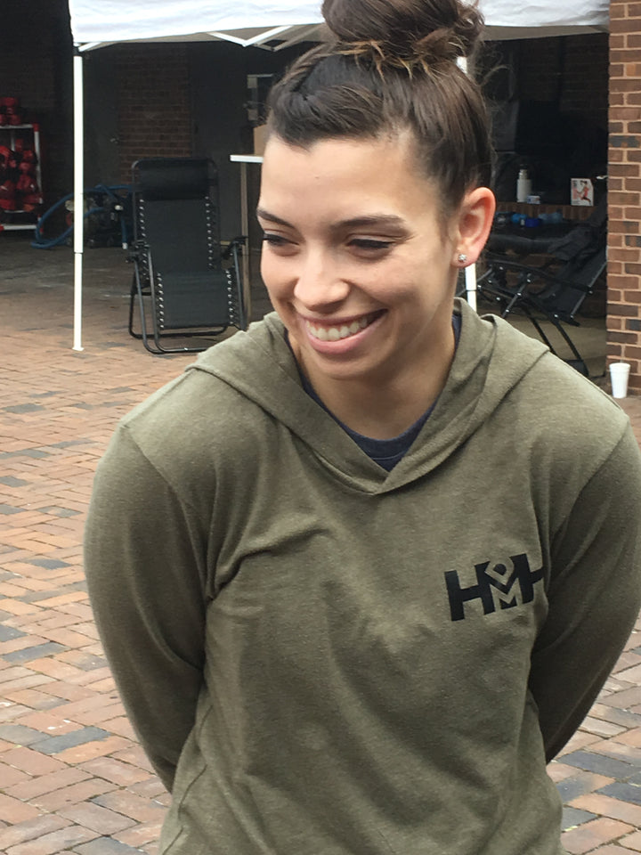 HDMH Unisex Jersey Hoodie - Military Green